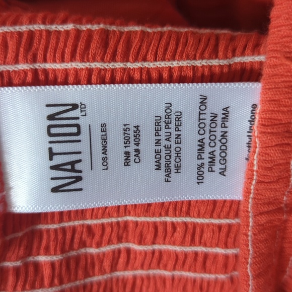 Nation LTD Mitzy Smocked Ruffle Tiered Mini Skirt Size XS - Picture 15 of 16